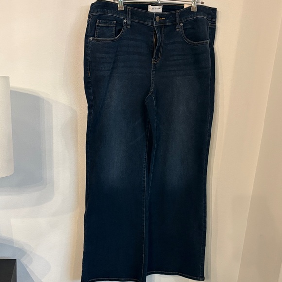 Lane Bryant Denim - Lane Bryant Dark Blue Flare Jeans